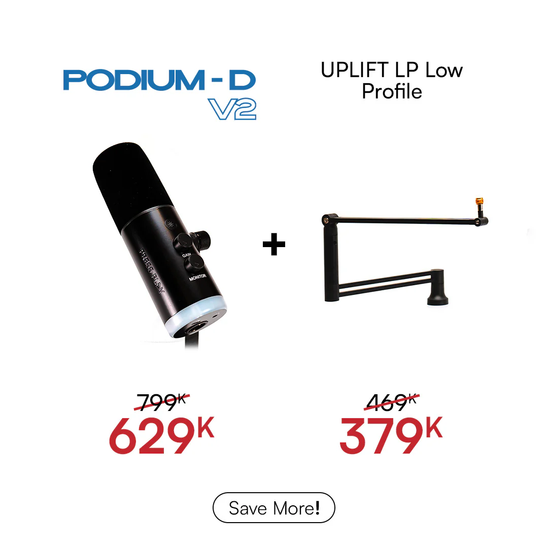 PODIUM D V2 Dynamic Microphone Type-C USB - Image 11