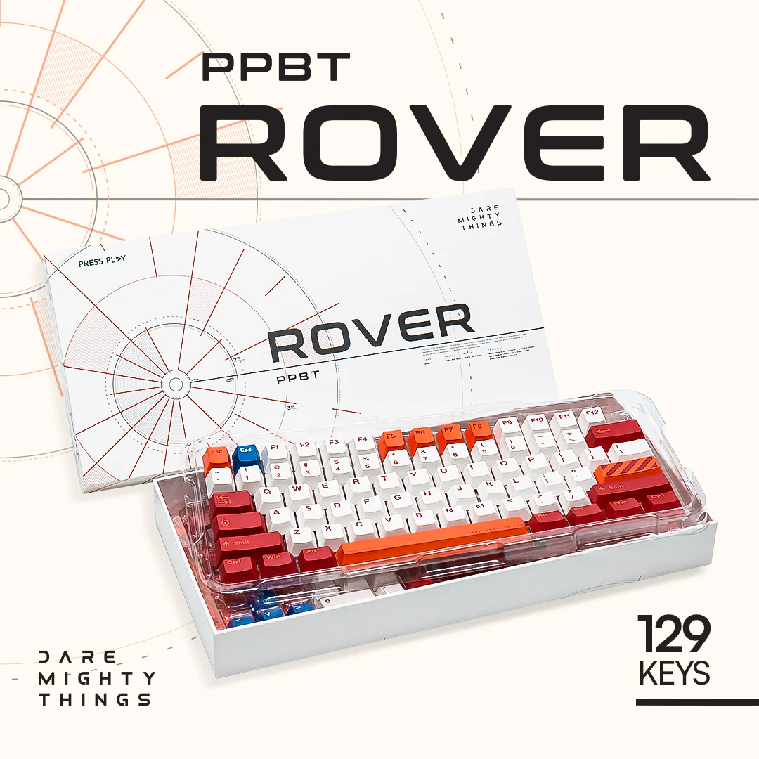 PPBT ROVER PBT Dye Sub Keycap Set