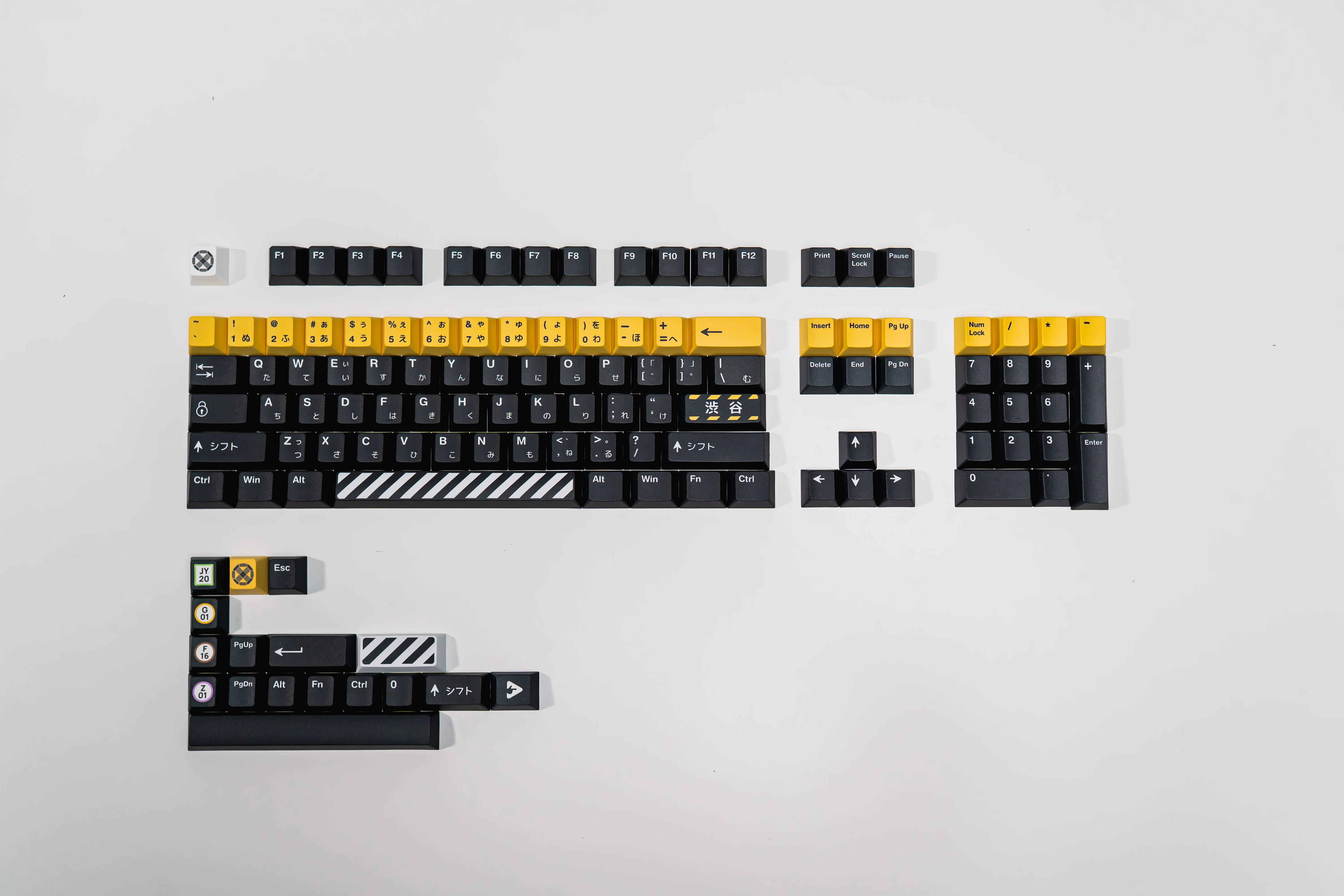 PPBT SHIBUYA ALT PBT Dye Sub Keycap Set Japanese Root - Image 5