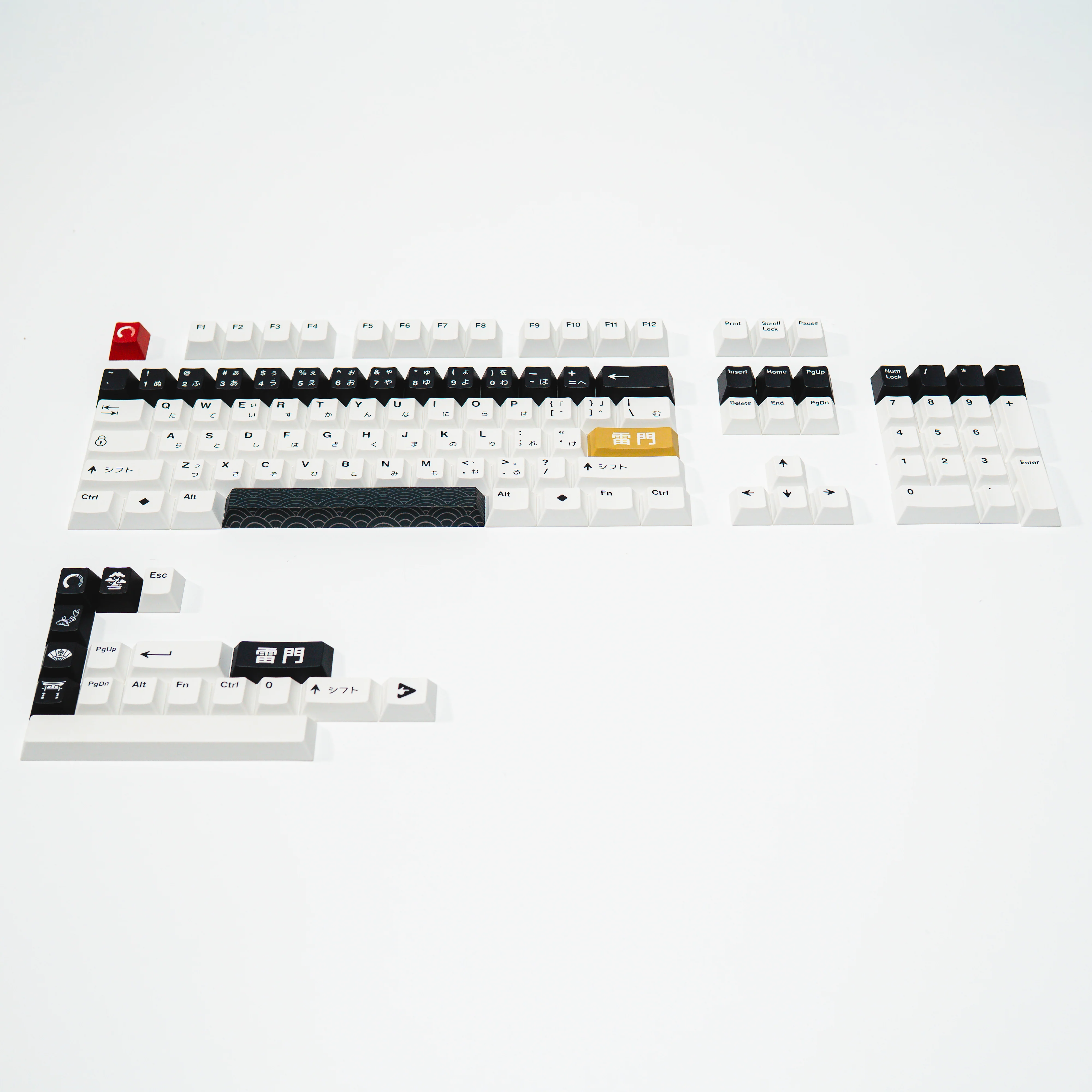 PPBT SHIRAKAWA ALT PBT Dye Sub Keycap Set Japanese Root - Image 12
