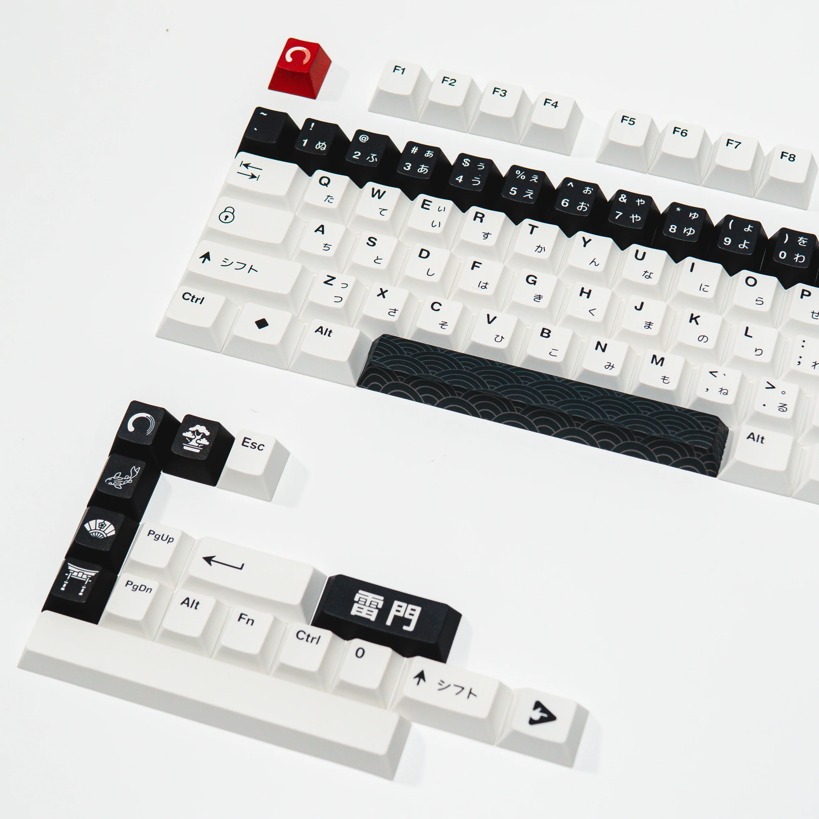PPBT SHIRAKAWA ALT PBT Dye Sub Keycap Set Japanese Root - Image 13