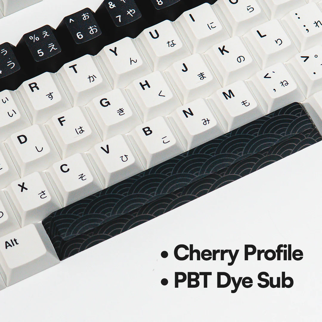 PPBT SHIRAKAWA ALT PBT Dye Sub Keycap Set Japanese Root - Image 3