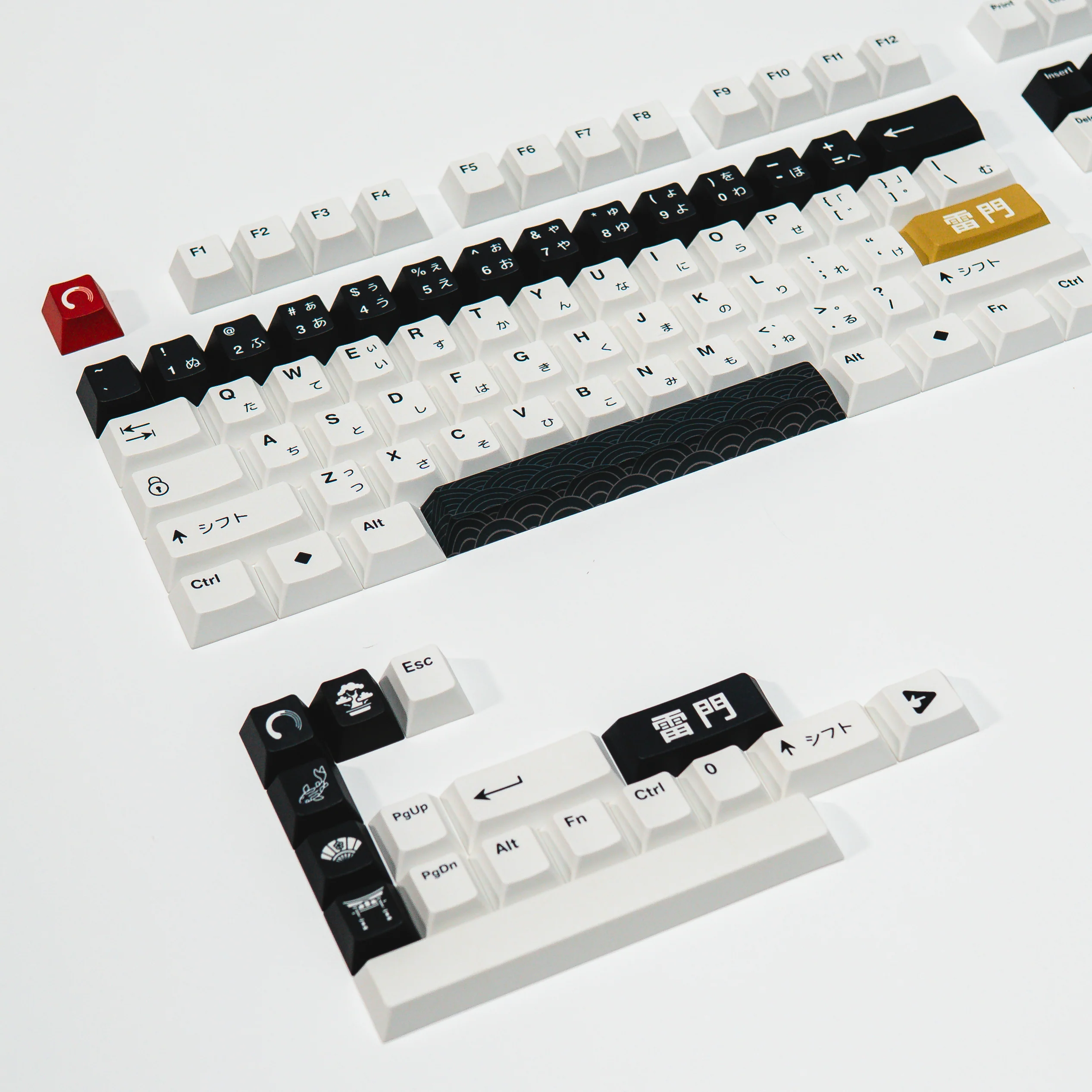 PPBT SHIRAKAWA ALT PBT Dye Sub Keycap Set Japanese Root - Image 7