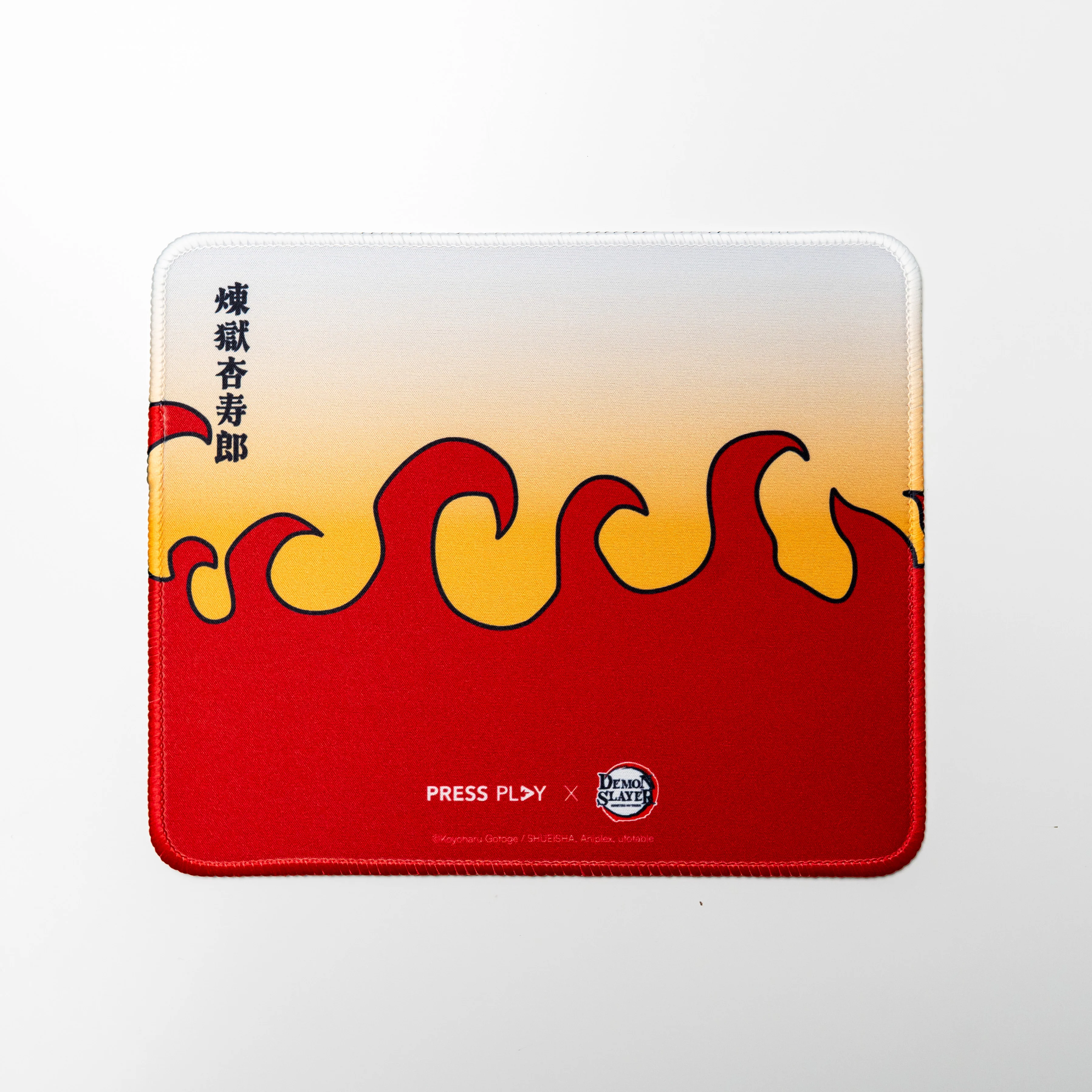 PRESS PLAY x DEMON SLAYER 'ABLAZE' Rengoku Fire Pattern 24x20 Mousepad - Image 2