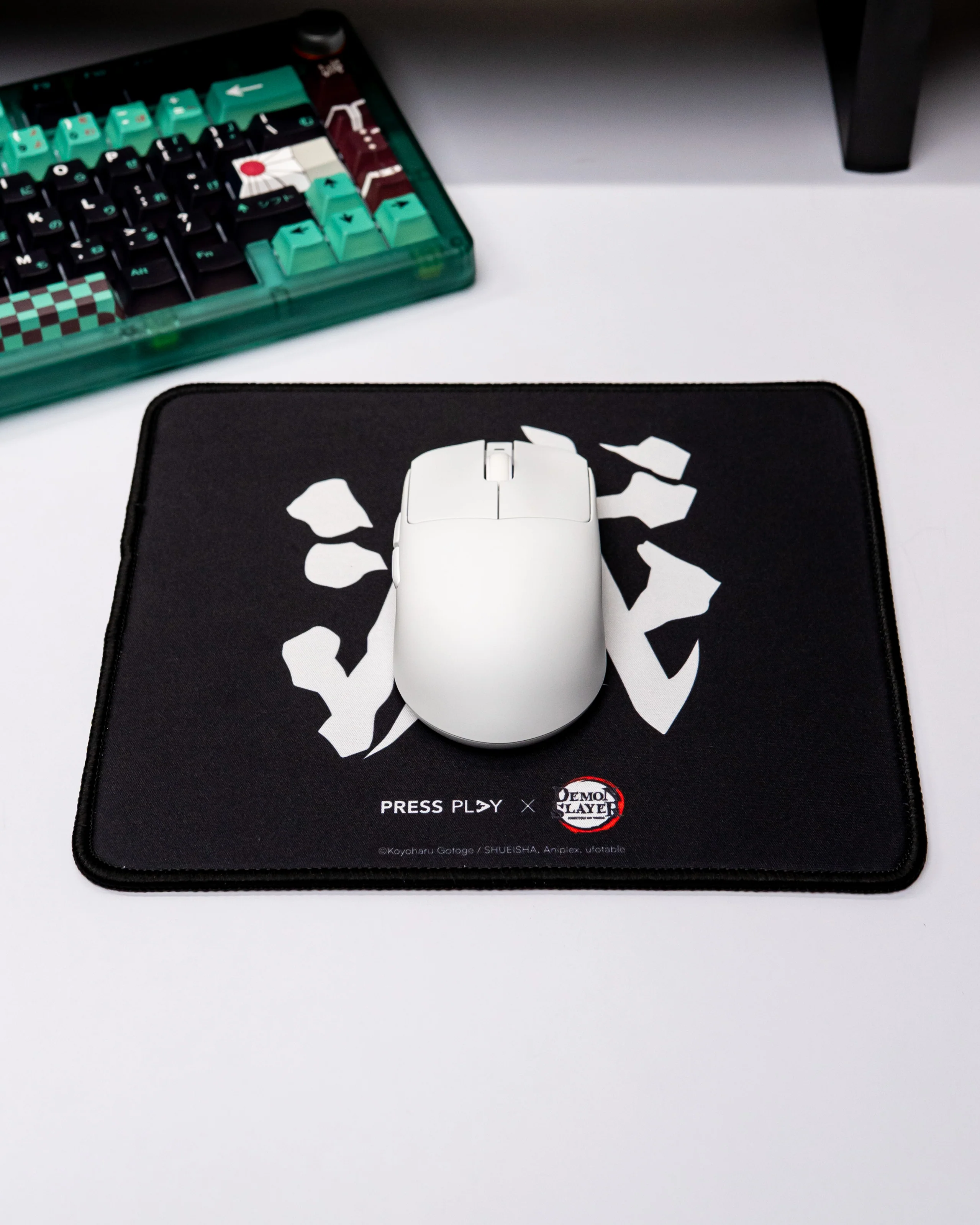 PRESS PLAY x DEMON SLAYER 'DESTROY' Kanji Demon Slayer Corps Logo 24x20 Mousepad - Image 3