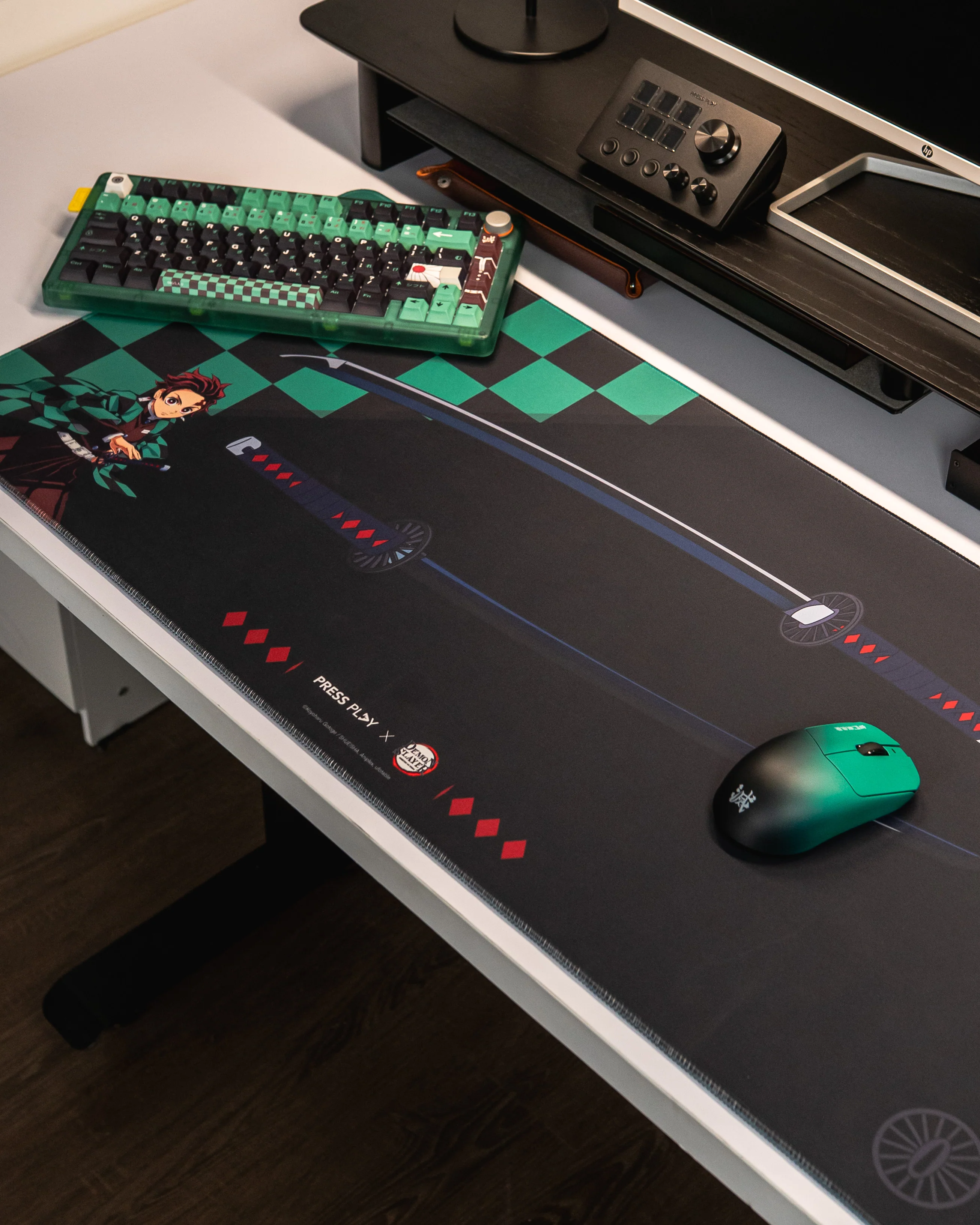 PRESS PLAY x DEMON SLAYER NICHIRIN 40x90 Gaming Deskmat Mousepad - Image 7