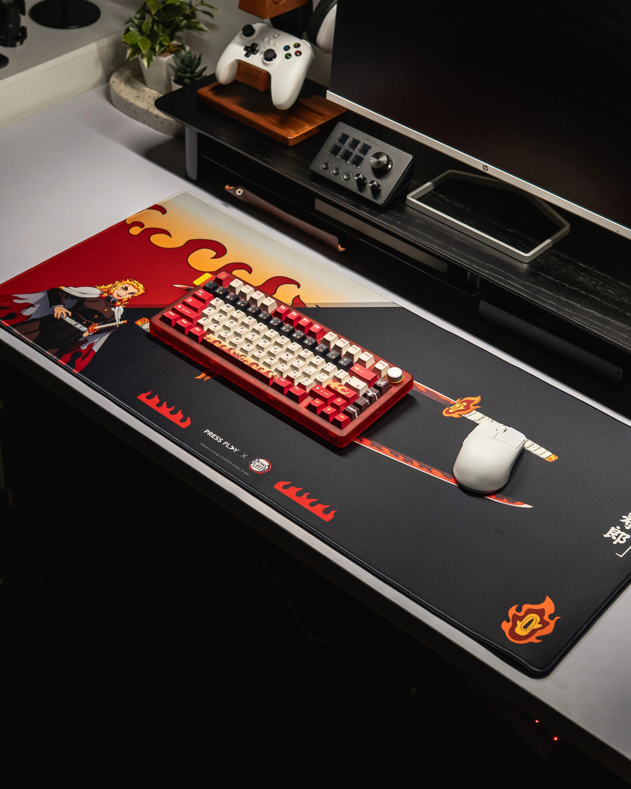 PRESS PLAY x DEMON SLAYER NICHIRIN 40x90 Gaming Deskmat Mousepad - Image 9