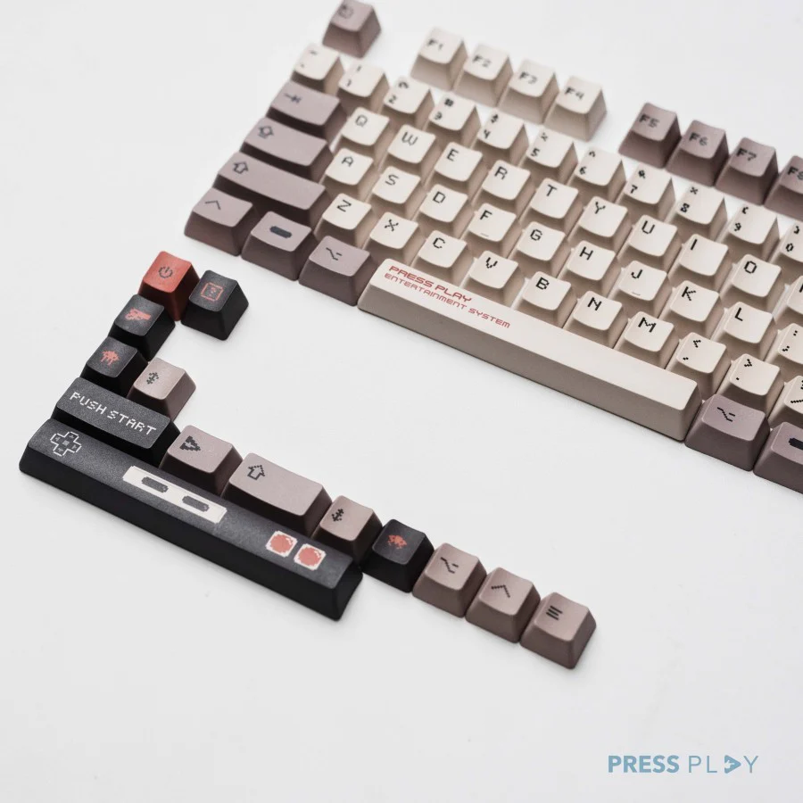 RES Retro Entertainment System Press Play x Jebbra PBT Keycaps - Image 2