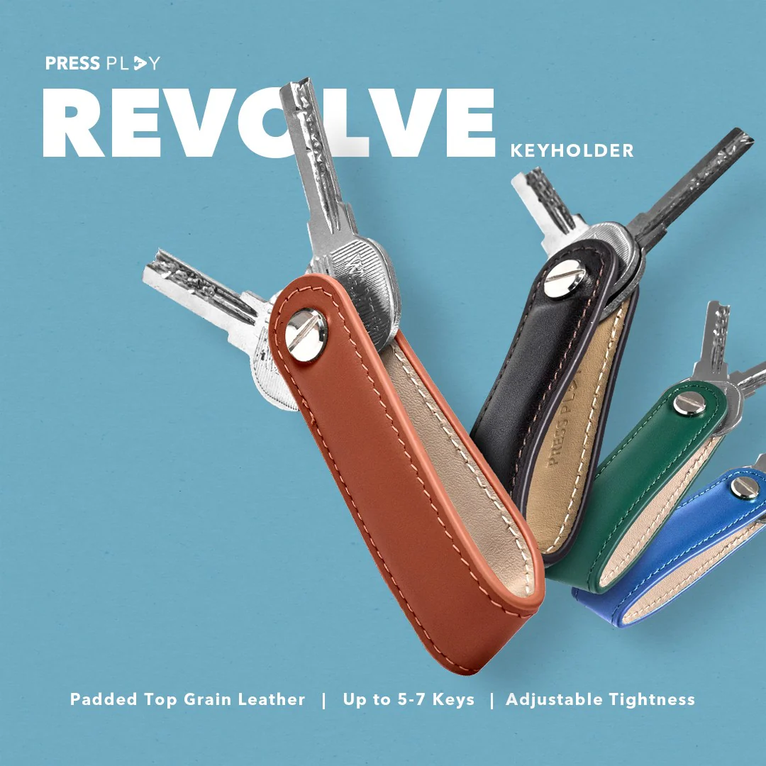 REVOLVE Leather Keyholder Key Holder Kulit by Press Play - Image 2