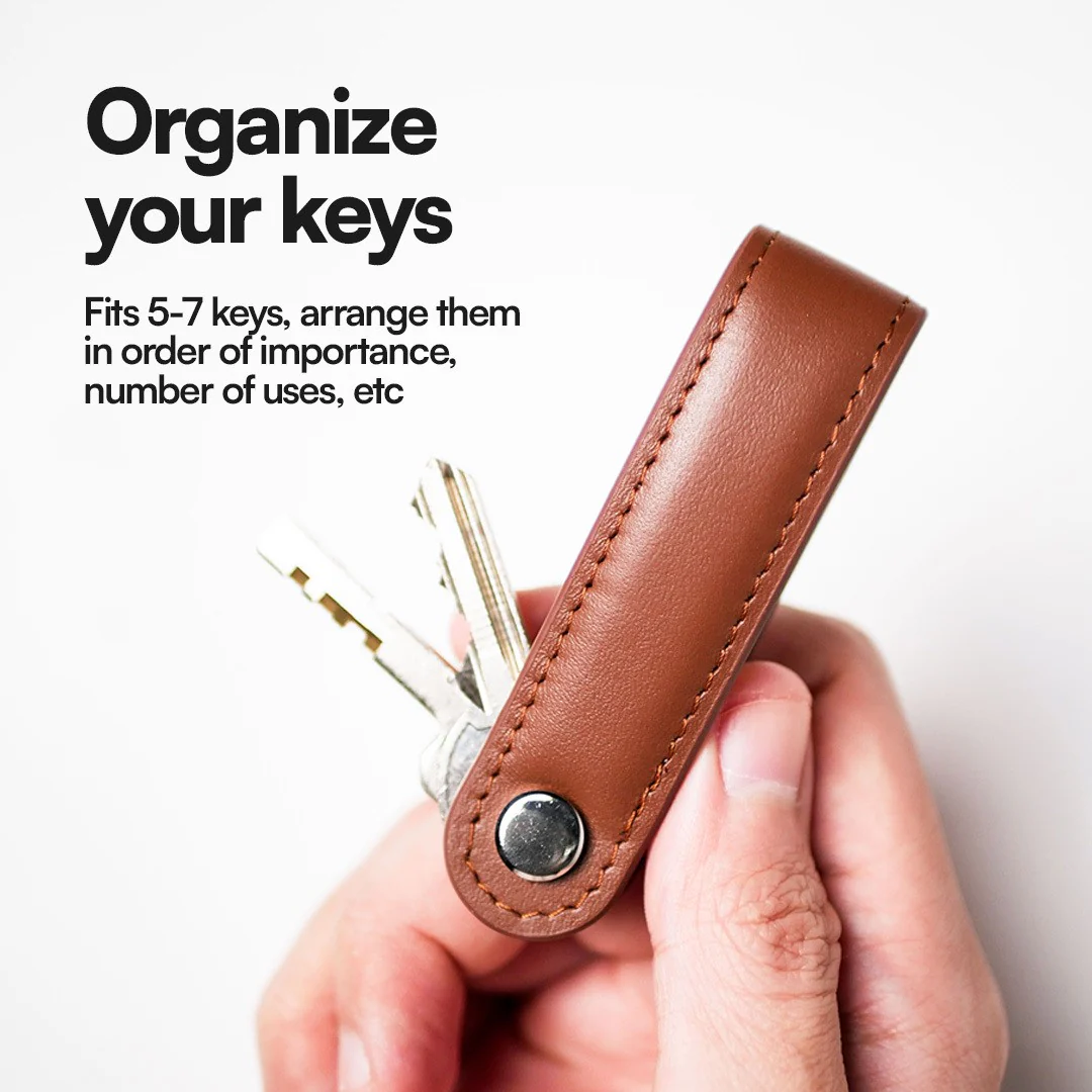 REVOLVE Leather Keyholder Key Holder Kulit by Press Play - Image 4