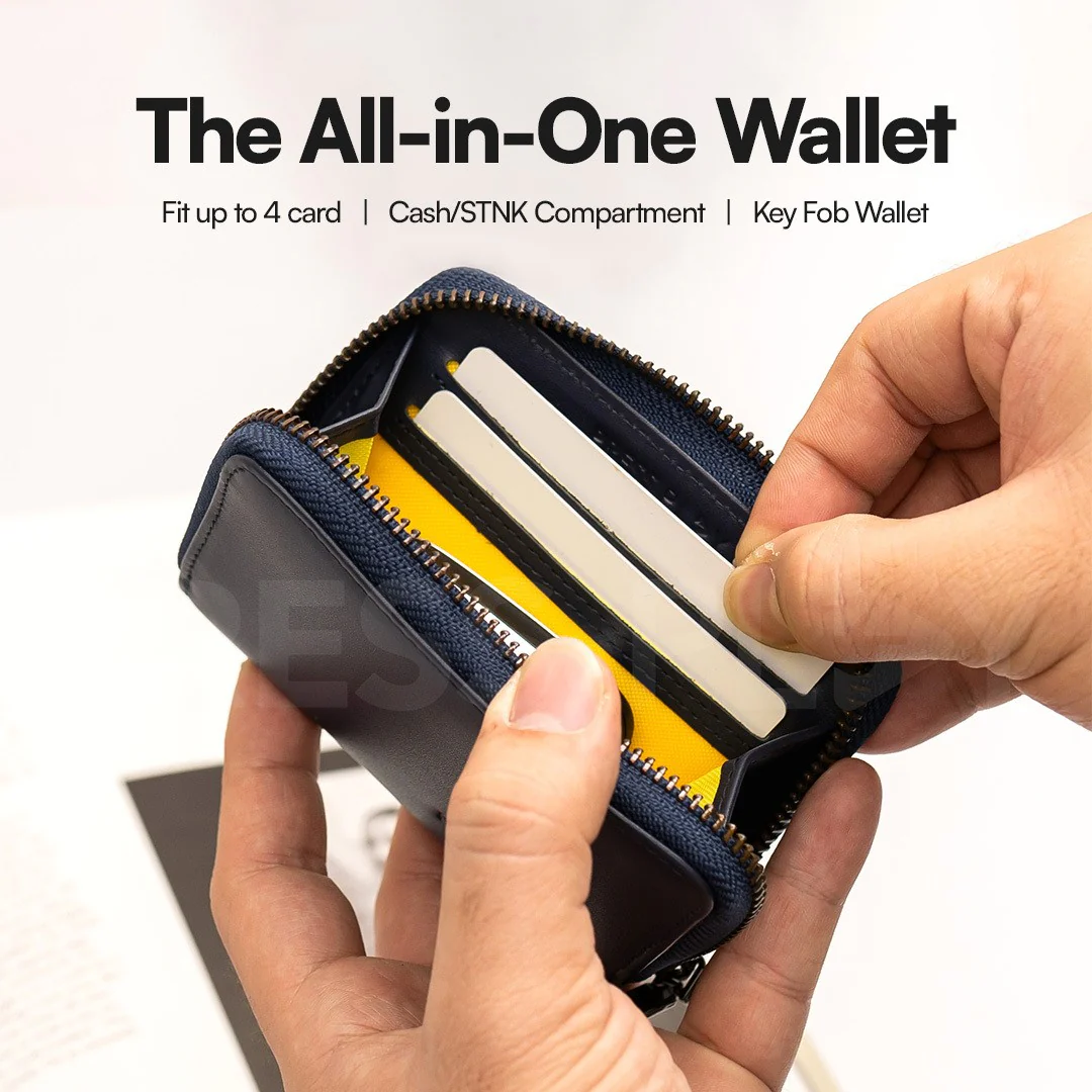 ROADSTER Zip Wallet - Dompet Kunci STNK Pria by Press Play - Image 3