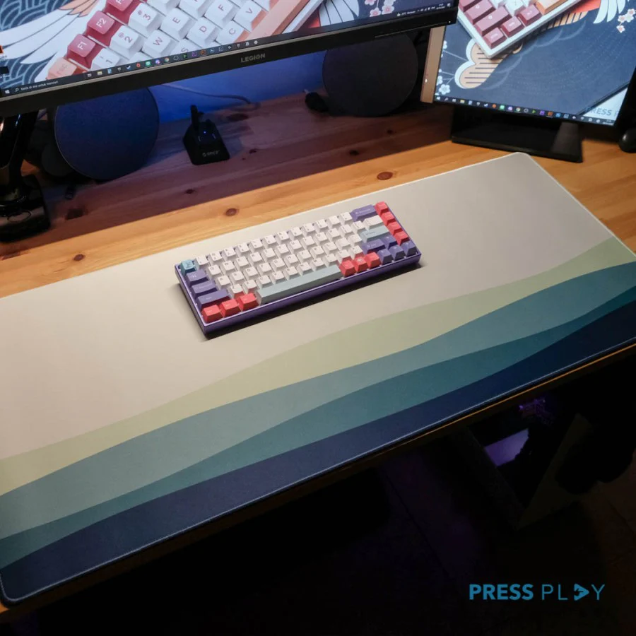 ROLLING HILLS Gaming Mousepad Deskmat by Press Play - Image 5
