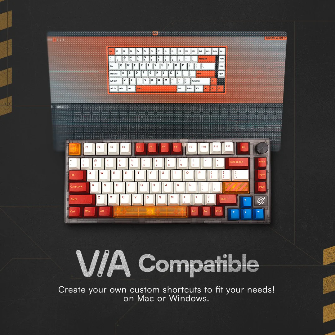 ROVER84 75% Wireless Mechanical Keyboard by Press Play - Image 5