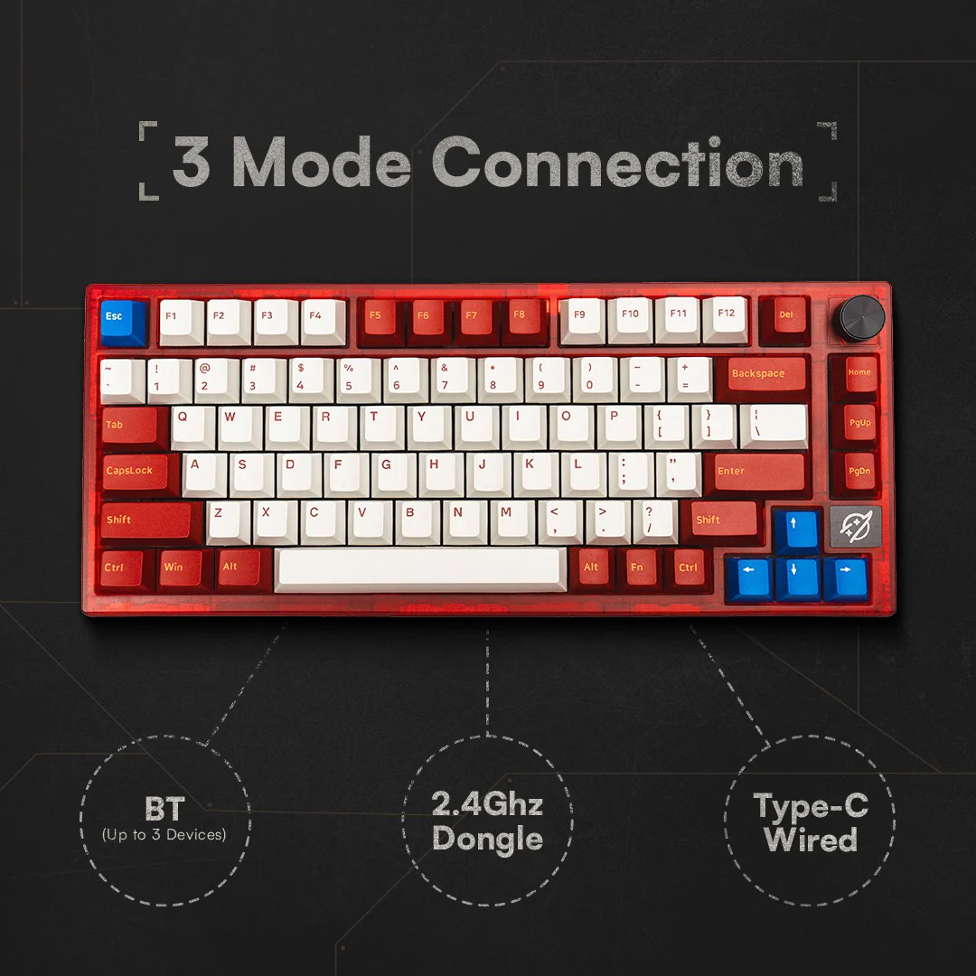 ROVER84 75% Wireless Mechanical Keyboard by Press Play - Image 6