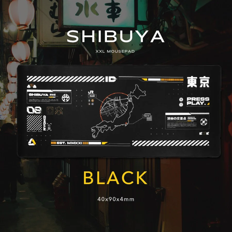 SHIBUYA Gaming Mousepad Deskmat by Press Play - Image 3