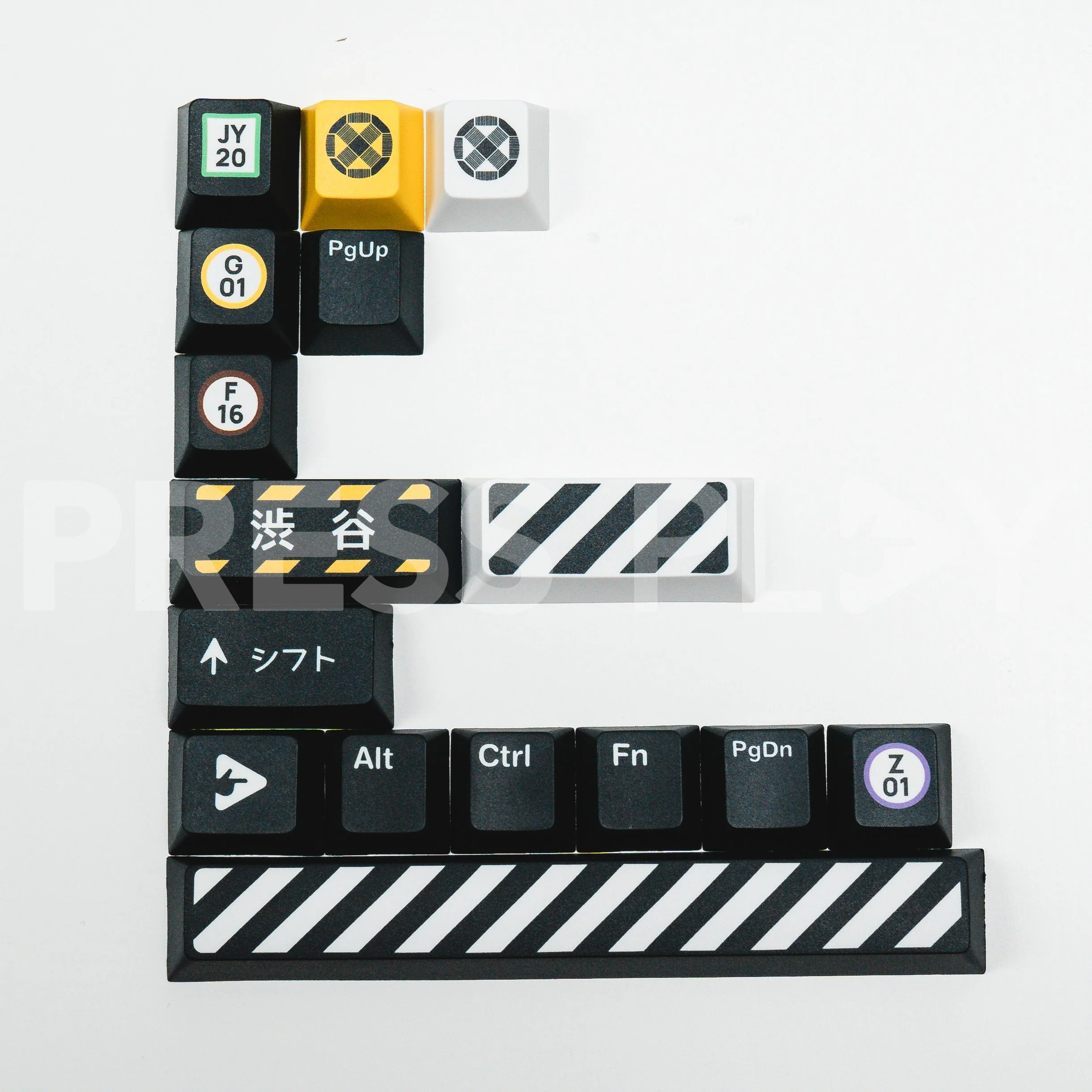 PPBT SHIBUYA PBT Dye Sub Keycap Set Japanese Root by Press Play - Image 10