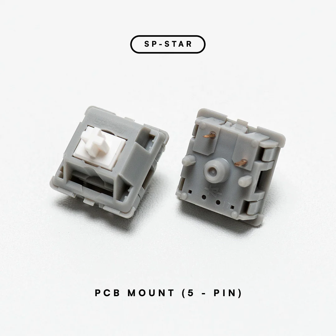 SP Star Meteor White Linear Switch 57g PCB Mount - Image 2