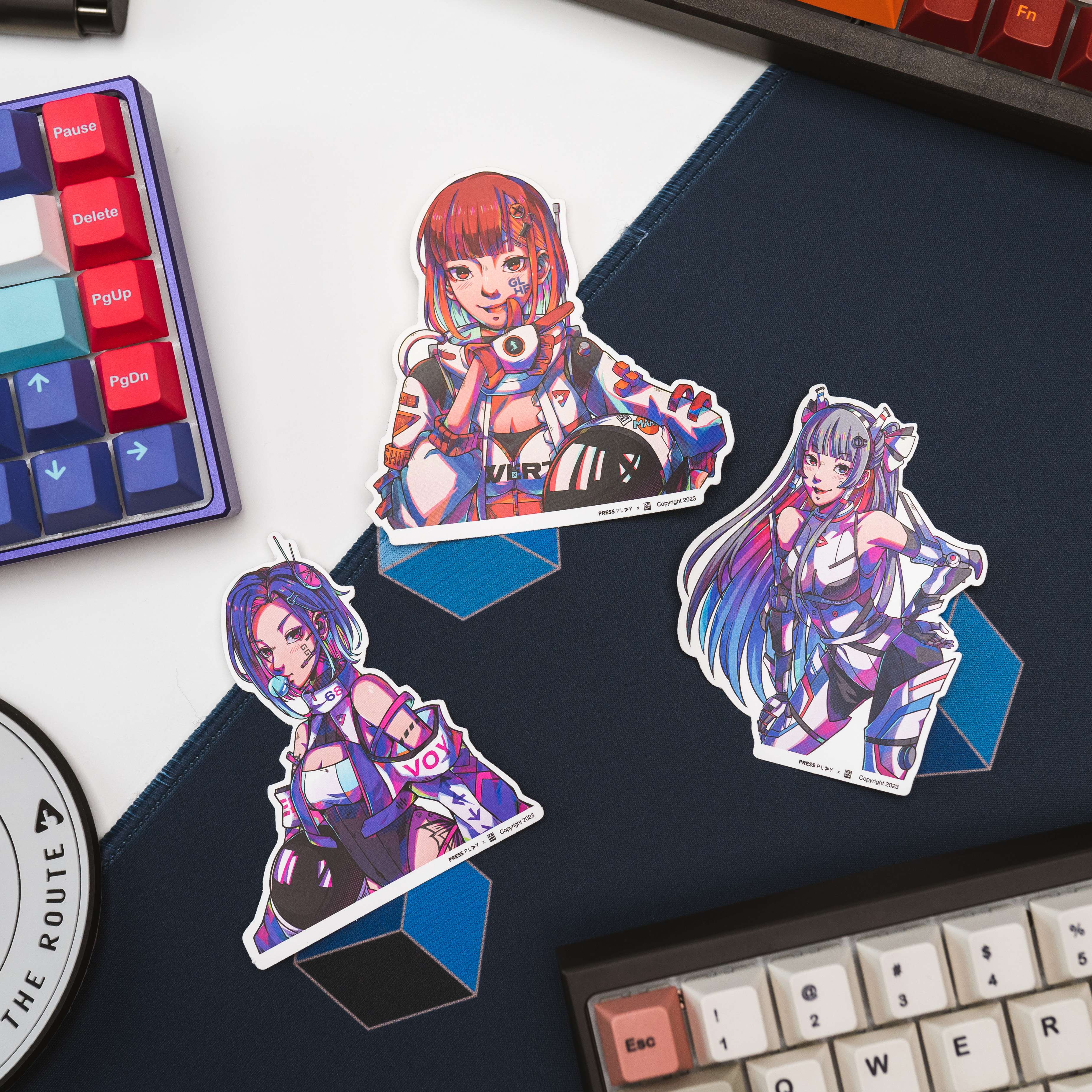 SPACEGIRLS Press Play x kenn.arts Stickers - Image 11