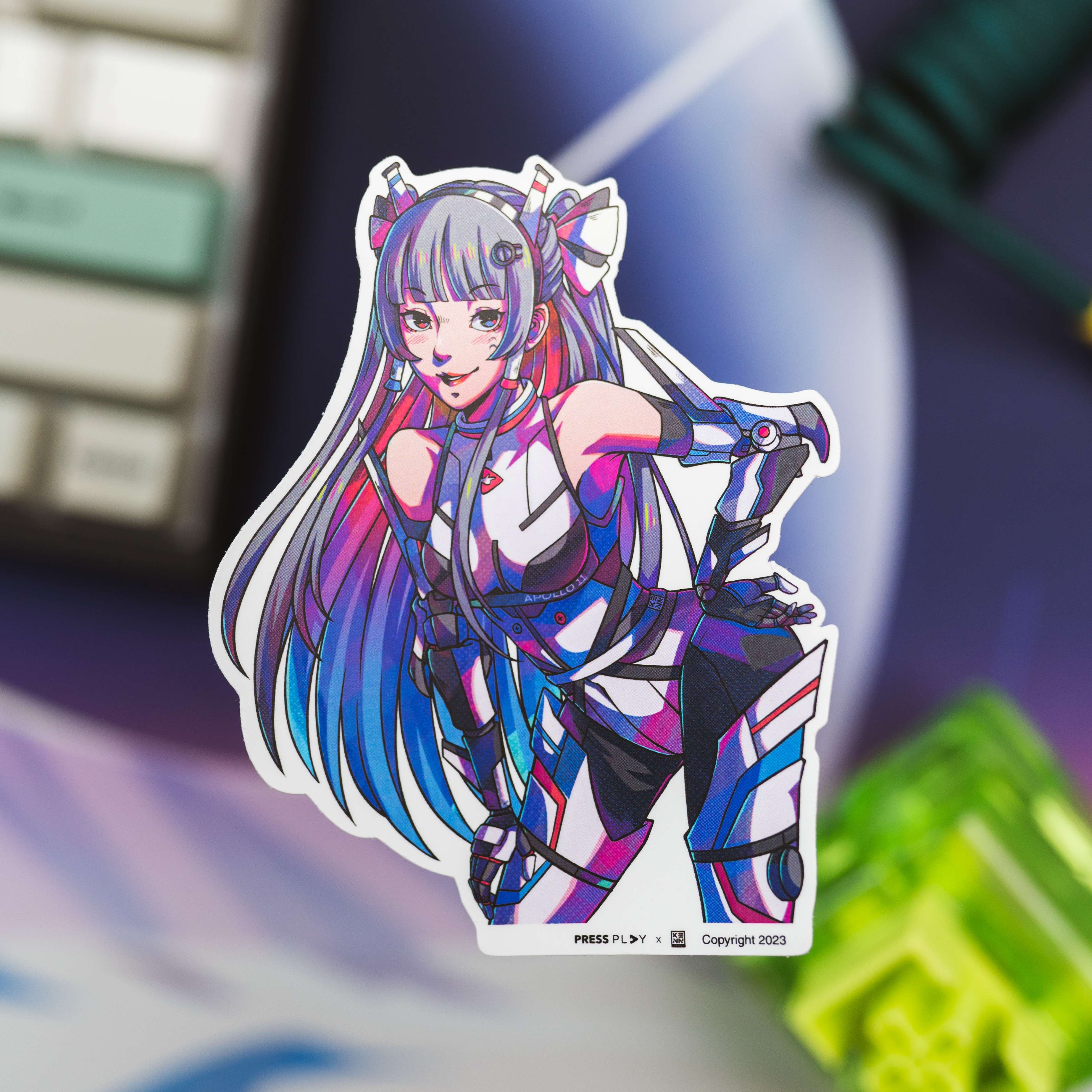 SPACEGIRLS Press Play x kenn.arts Stickers - Image 5