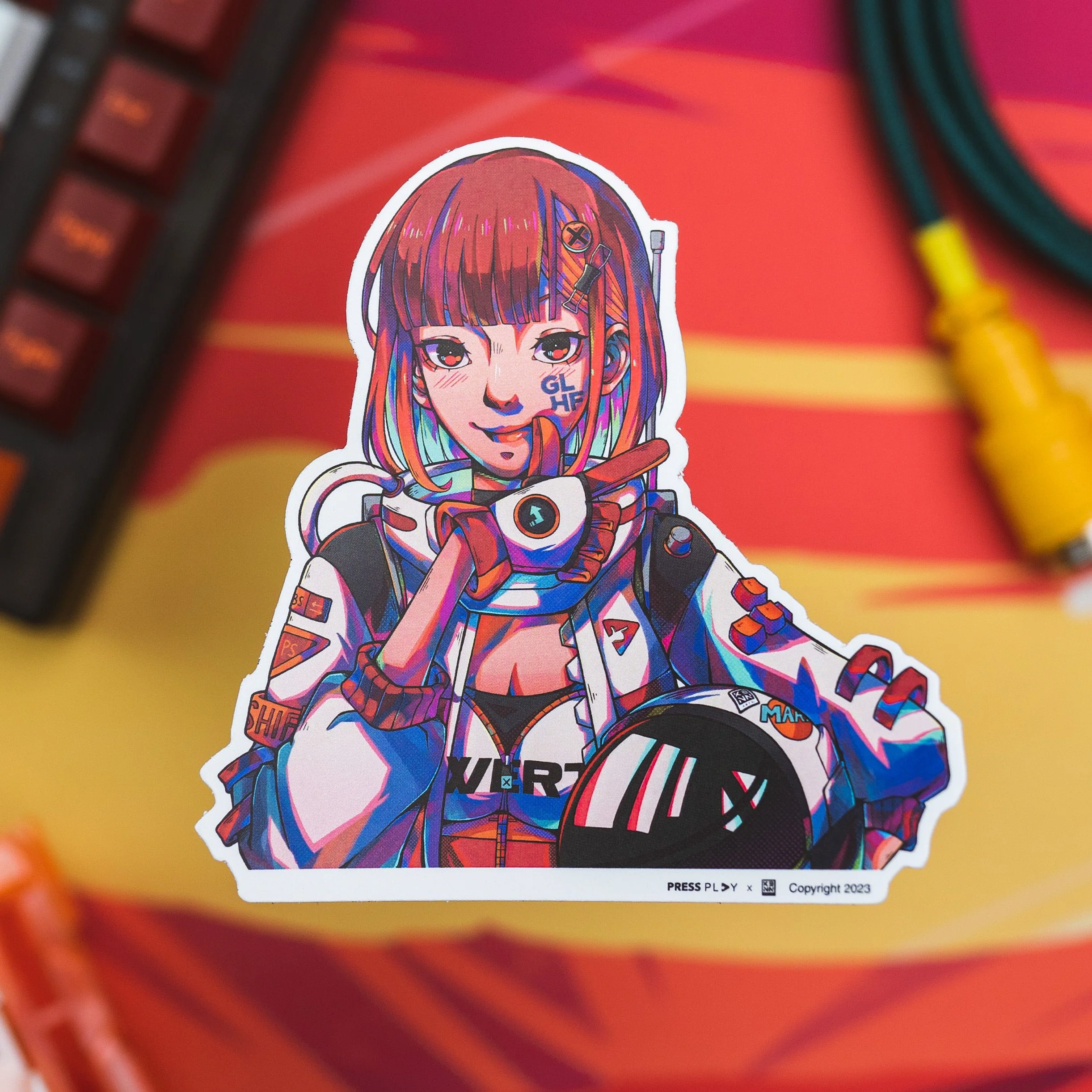 SPACEGIRLS Press Play x kenn.arts Stickers - Image 8