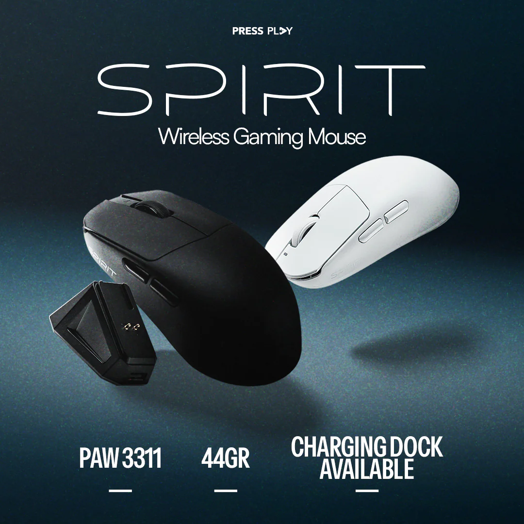 SPIRIT PAW3311 Ultralight Wireless Gaming Mouse - Image 3