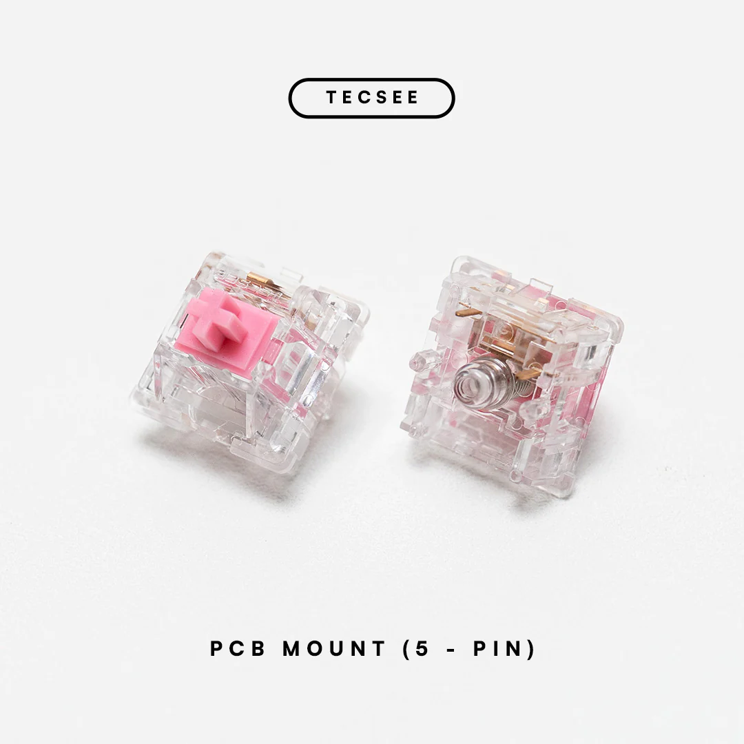 Tecsee Honey Peach Linear Switch 52g PCB Mount - Image 2