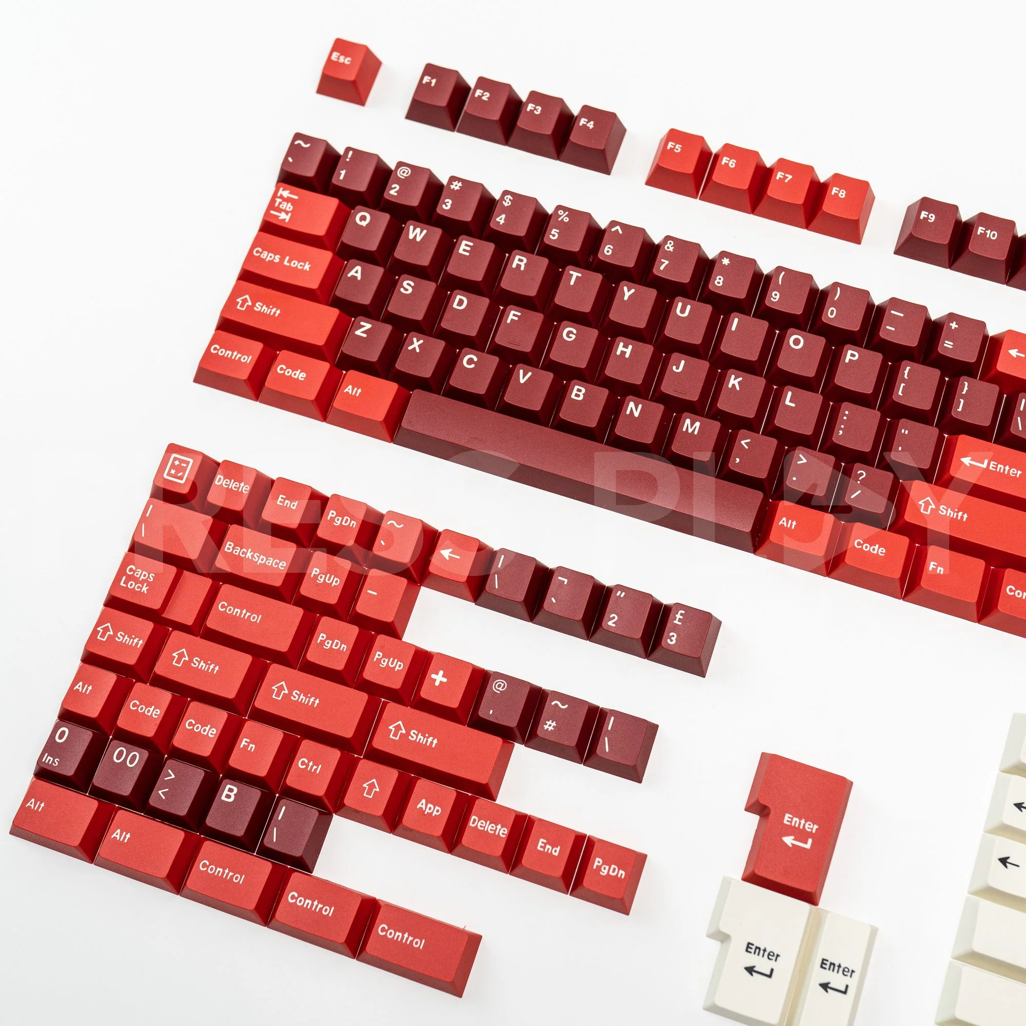 TENGU PBT ABS Doubleshot Keycaps Set - Image 3
