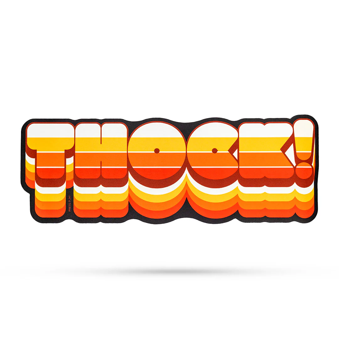 THOCK! Irregular Keyboard Mat Deskmat