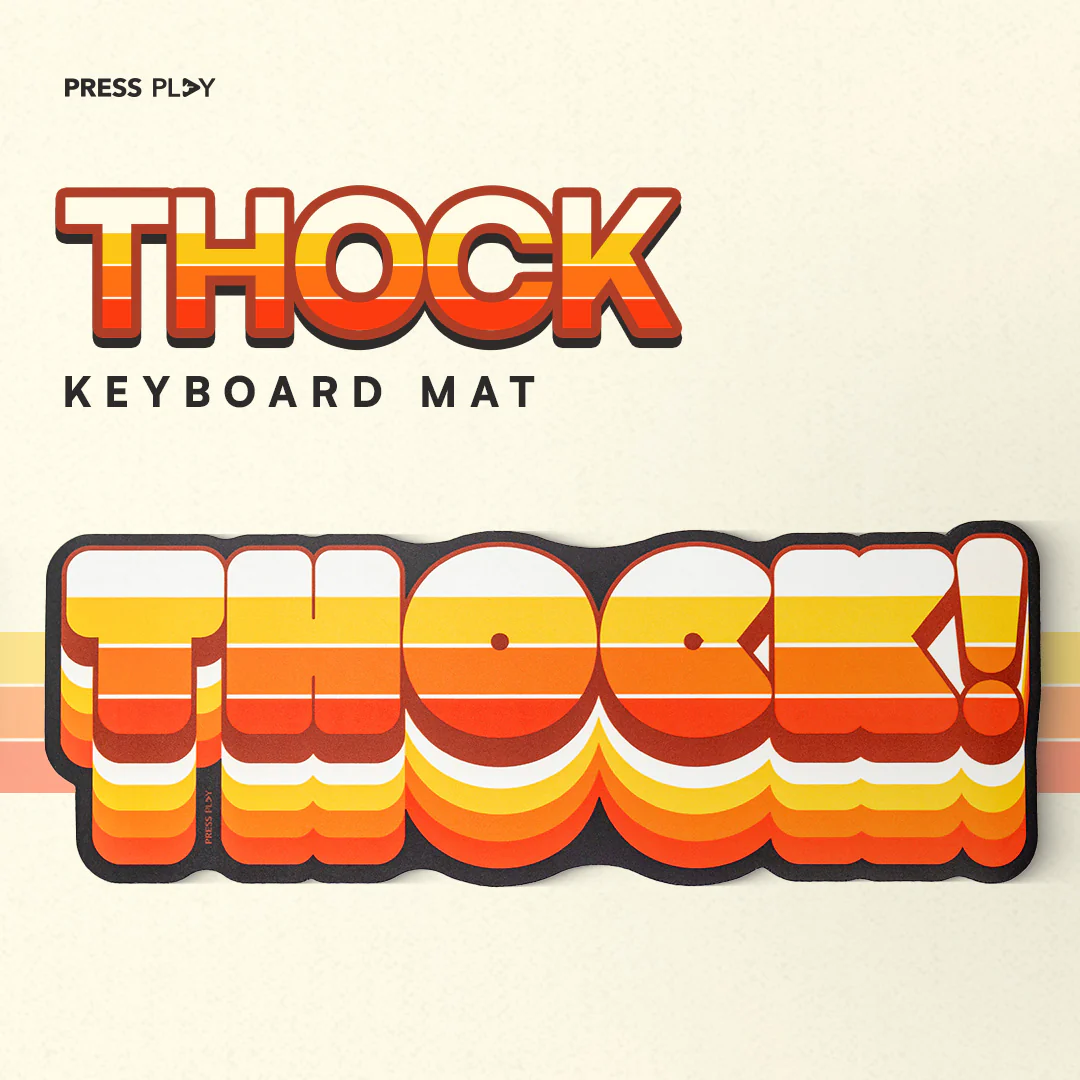 THOCK! Irregular Keyboard Mat Deskmat - Image 2
