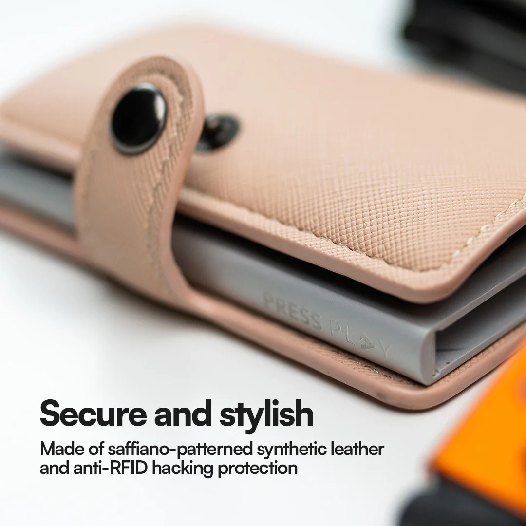 VITA Saffiano RFID Pop Up Card holder by Press Play - Image 5