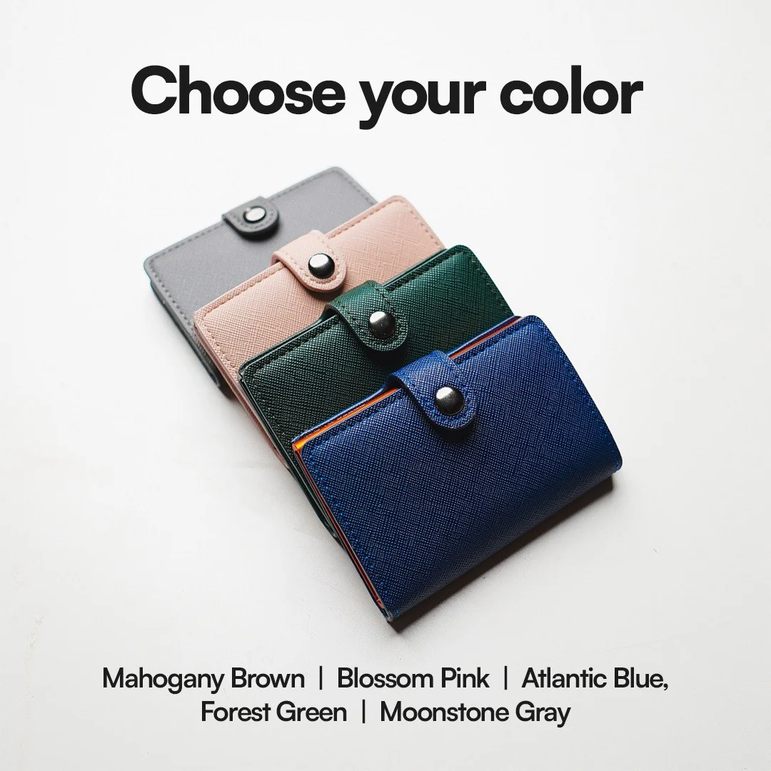 VITA Saffiano RFID Pop Up Card holder by Press Play - Image 6