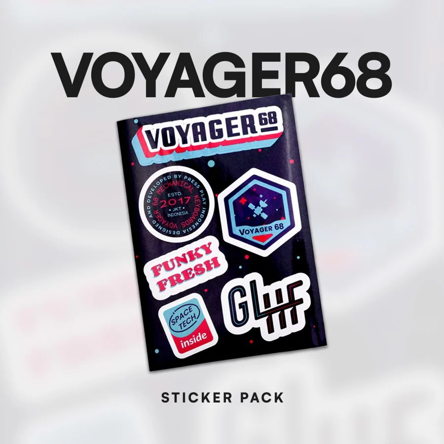 VOYAGER68 Sticker Pack by PressPlay