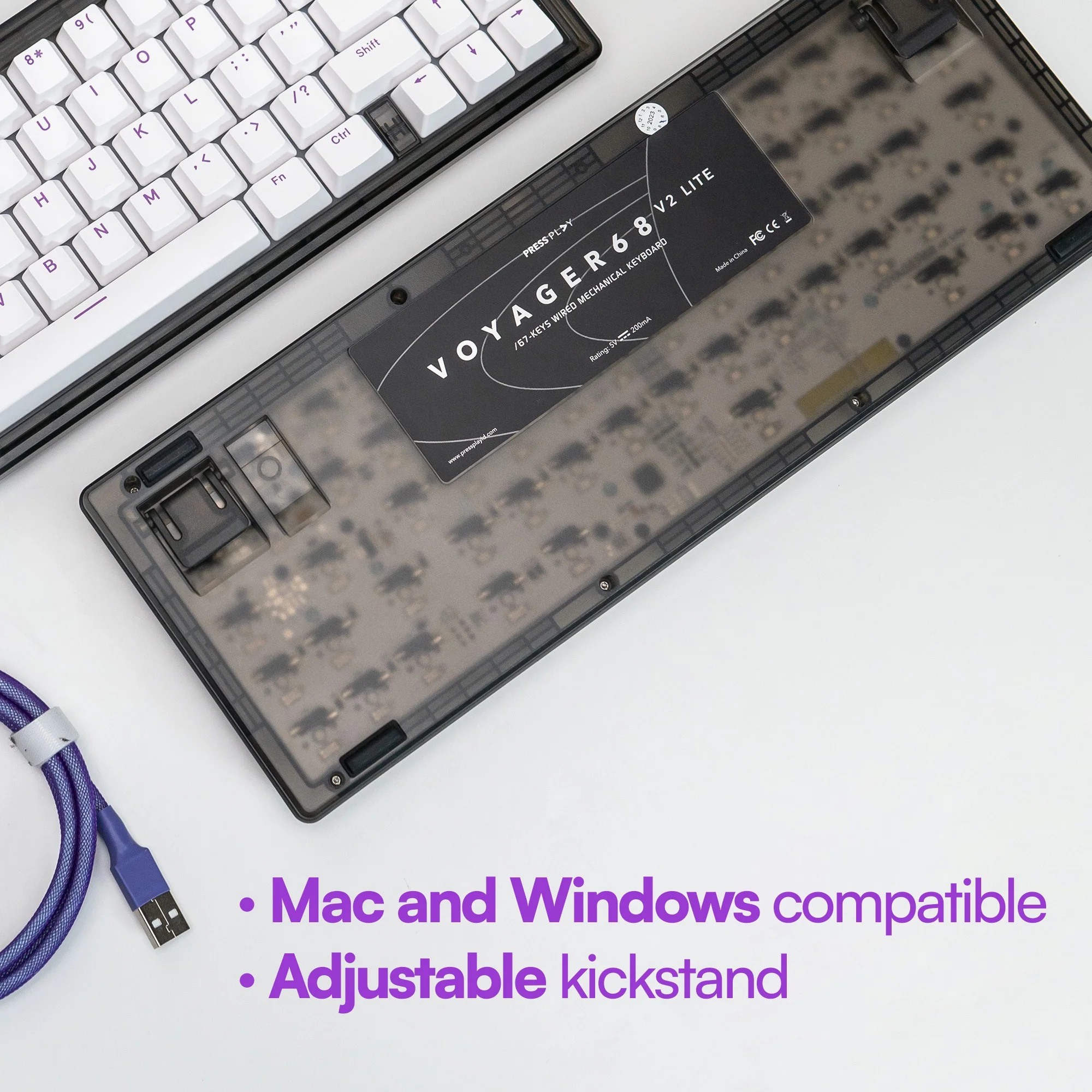 VOYAGER68 v2 Lite 65% 67-key Mechanical Keyboard by Press Play - Image 6