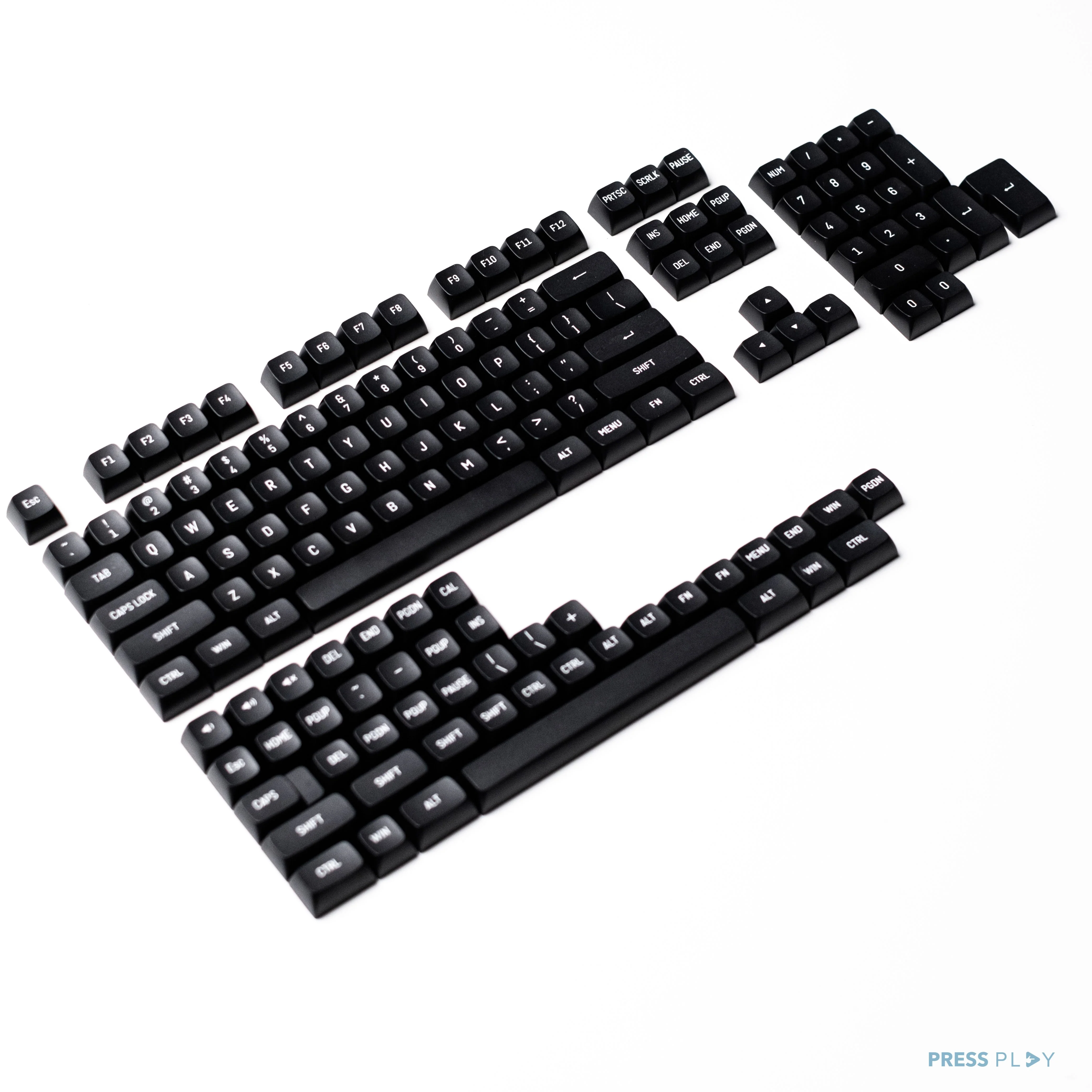 WoB White on Black CSA Profile Doubleshot PBT Keycaps - Image 2